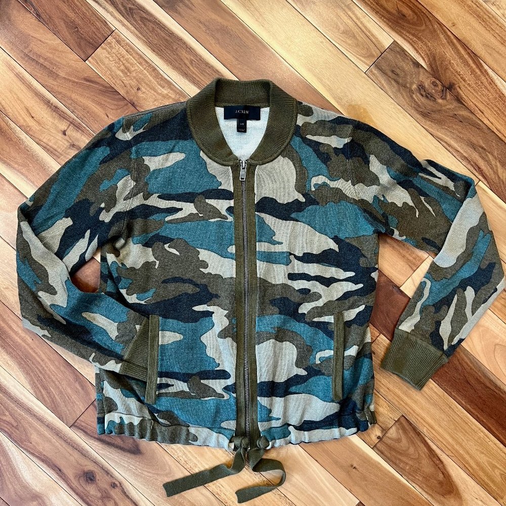 J Crew Bomber Sweater - Size XXS - Picture 3 of 9